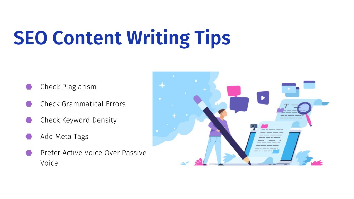 SEO content writing tips